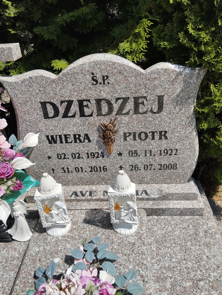 Grób WIERA DZEDZEJ
