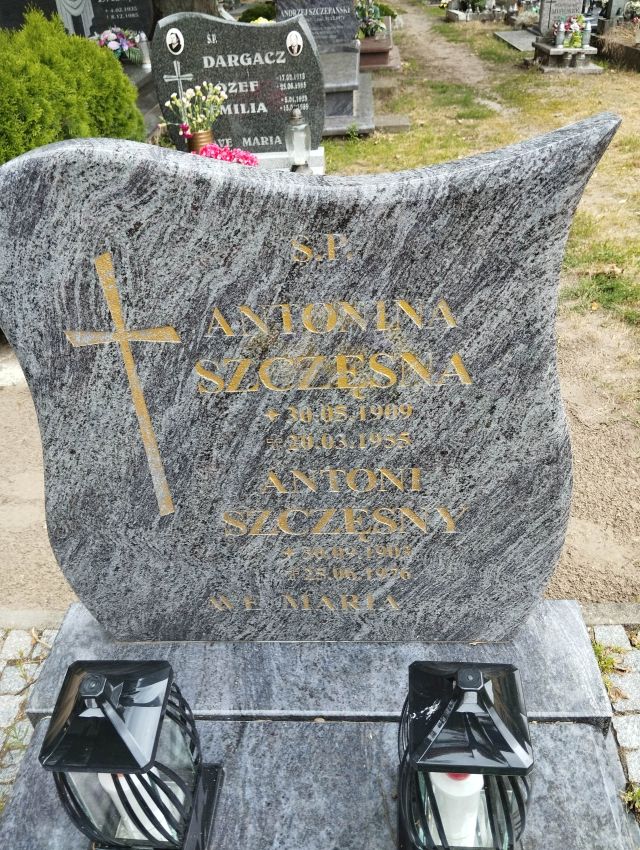 Antonina SZCZĘSNA 1909 Dolice - Grobonet - Wyszukiwarka osób pochowanych