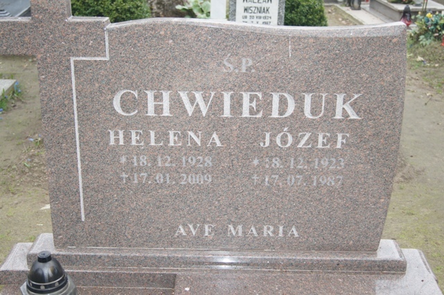 Józef CHWIEDUK 1923 Dolice - Grobonet - Wyszukiwarka osób pochowanych