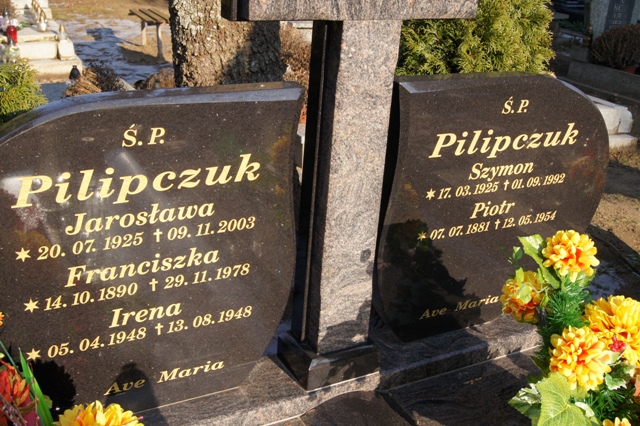 Piotr PILIPCZUK 1881 Dolice - Grobonet - Wyszukiwarka osób pochowanych