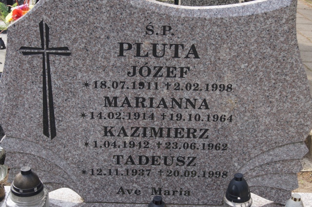 Kazimierz PLUTA 1942 Dolice - Grobonet - Wyszukiwarka osób pochowanych