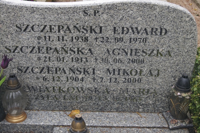 Agnieszka SZCZEPAŃSKA 1913 Dolice - Grobonet - Wyszukiwarka osób pochowanych