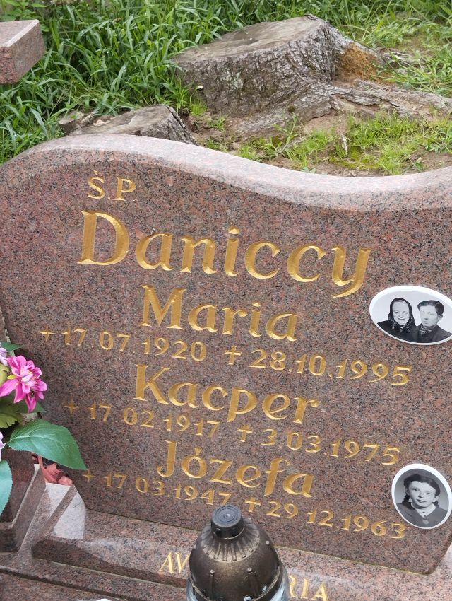 Grób JÓZEFA DANICKA
