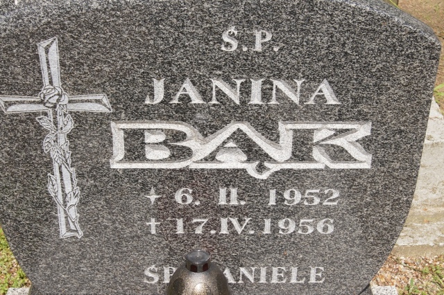 Janina BĄK  1952 Dolice - Grobonet - Wyszukiwarka osób pochowanych
