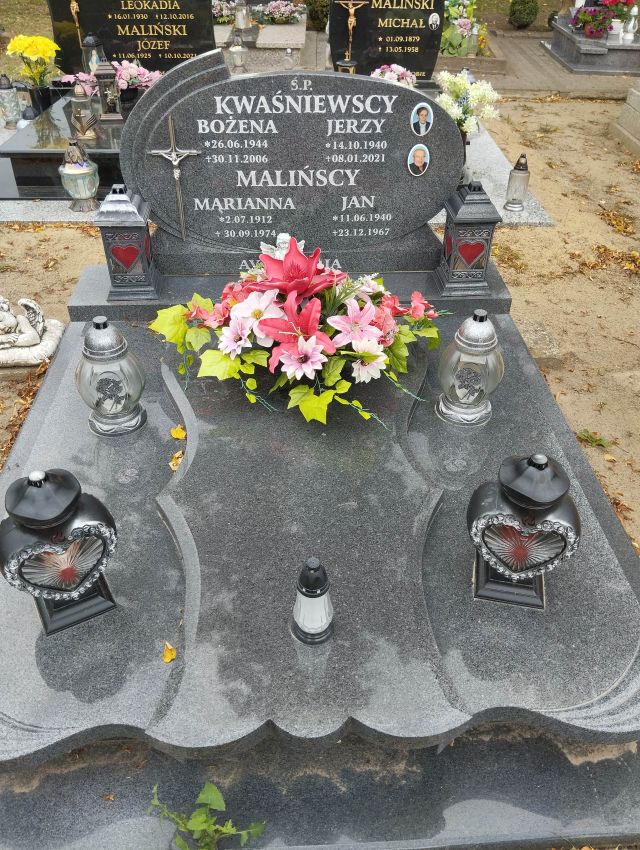 Jan MALIŃSKI 1940 Dolice - Grobonet - Wyszukiwarka osób pochowanych