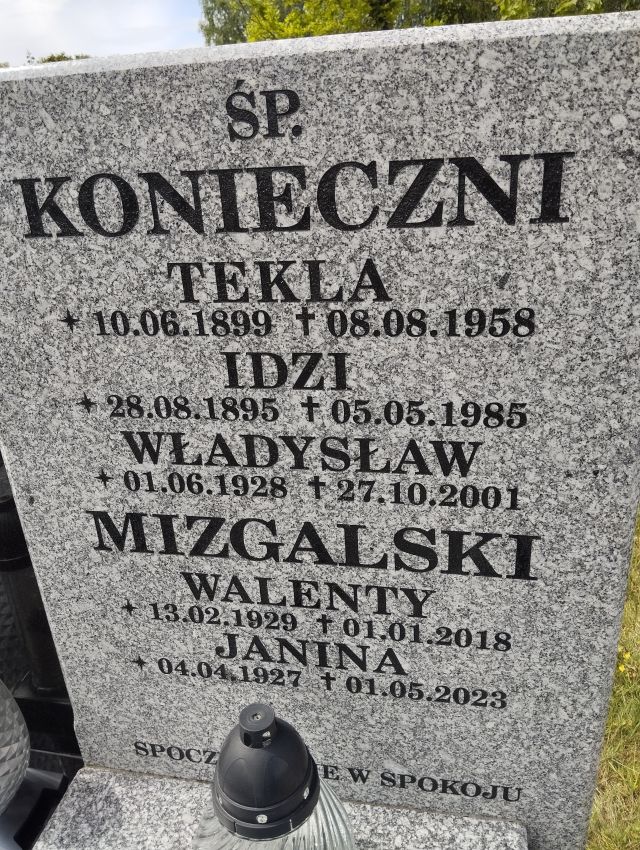  Mizgalska 1927 Dolice - Grobonet - Wyszukiwarka osób pochowanych